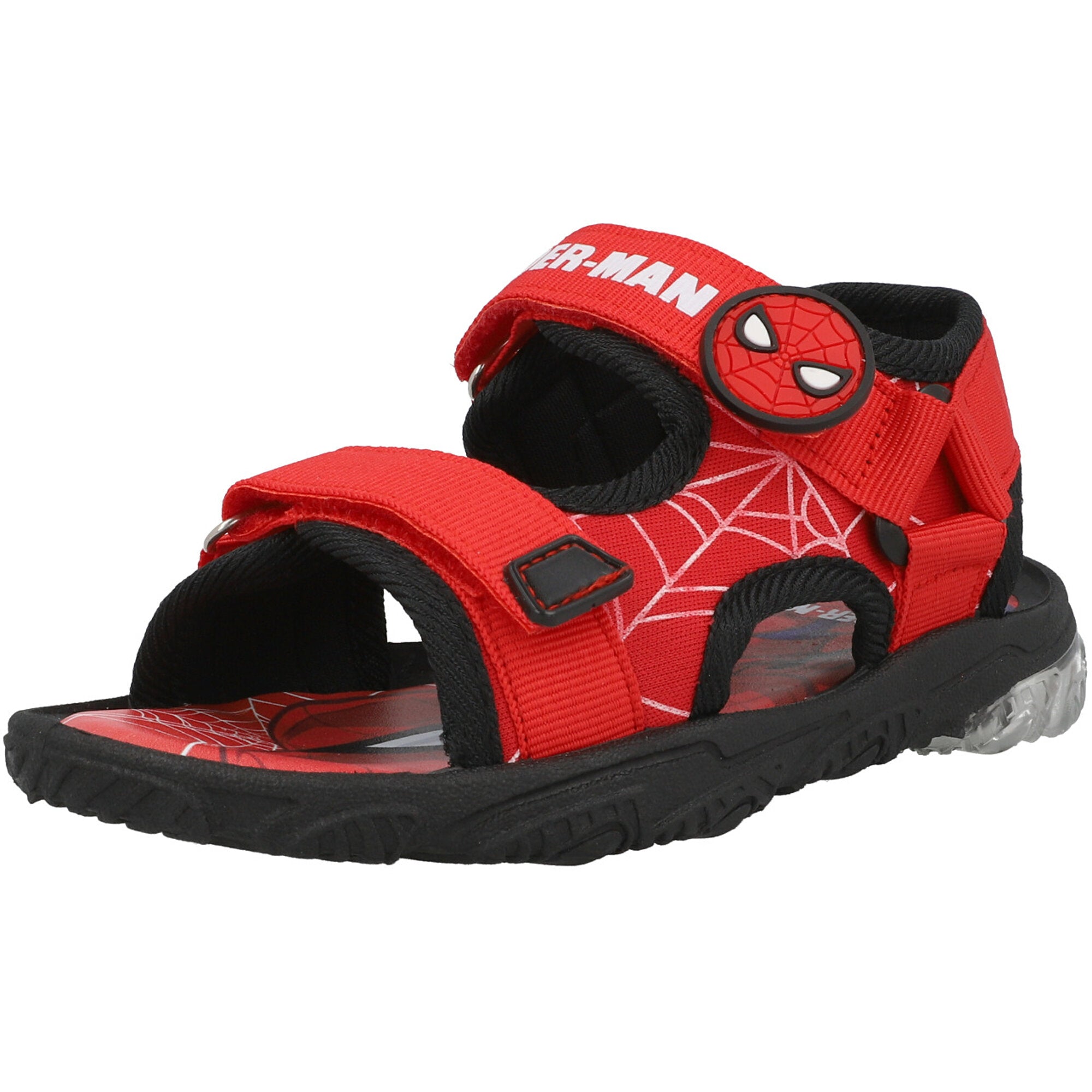 Spiderman Red Light-Up Sandals