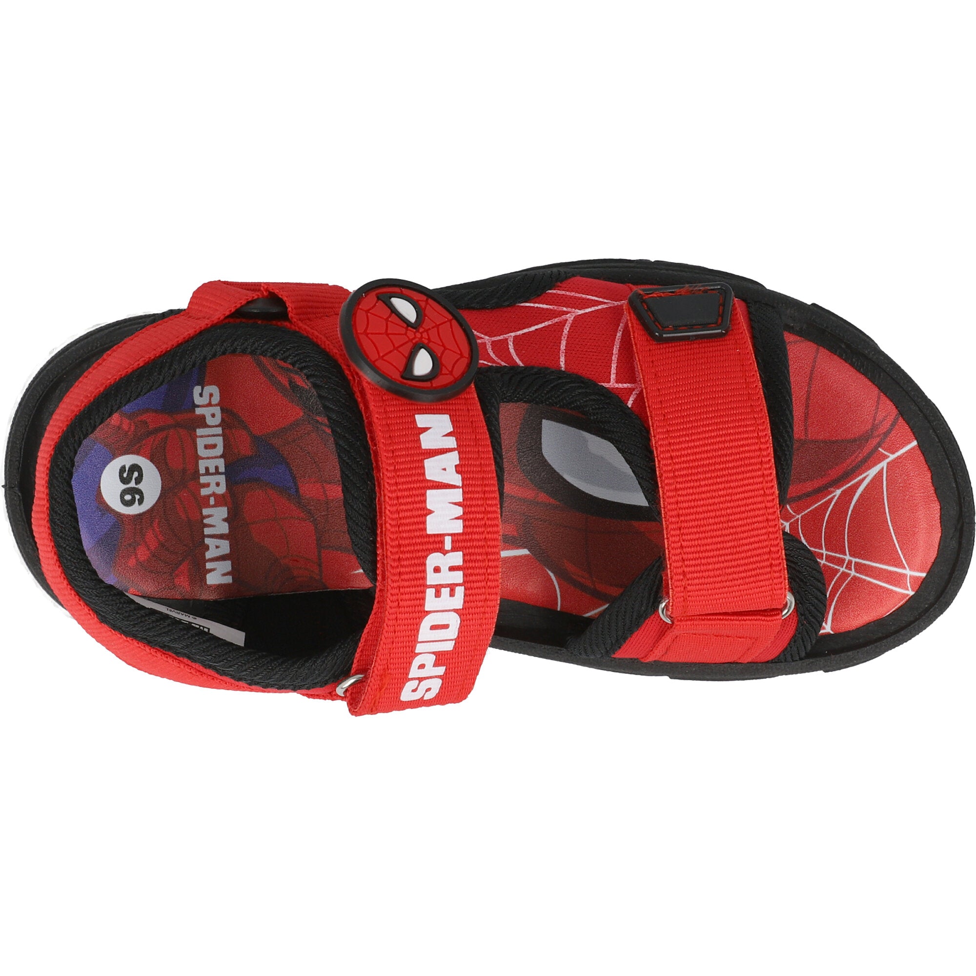 Spiderman Red Light-Up Sandals