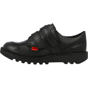 Kickers Kick Lo Velcro Black Shoes