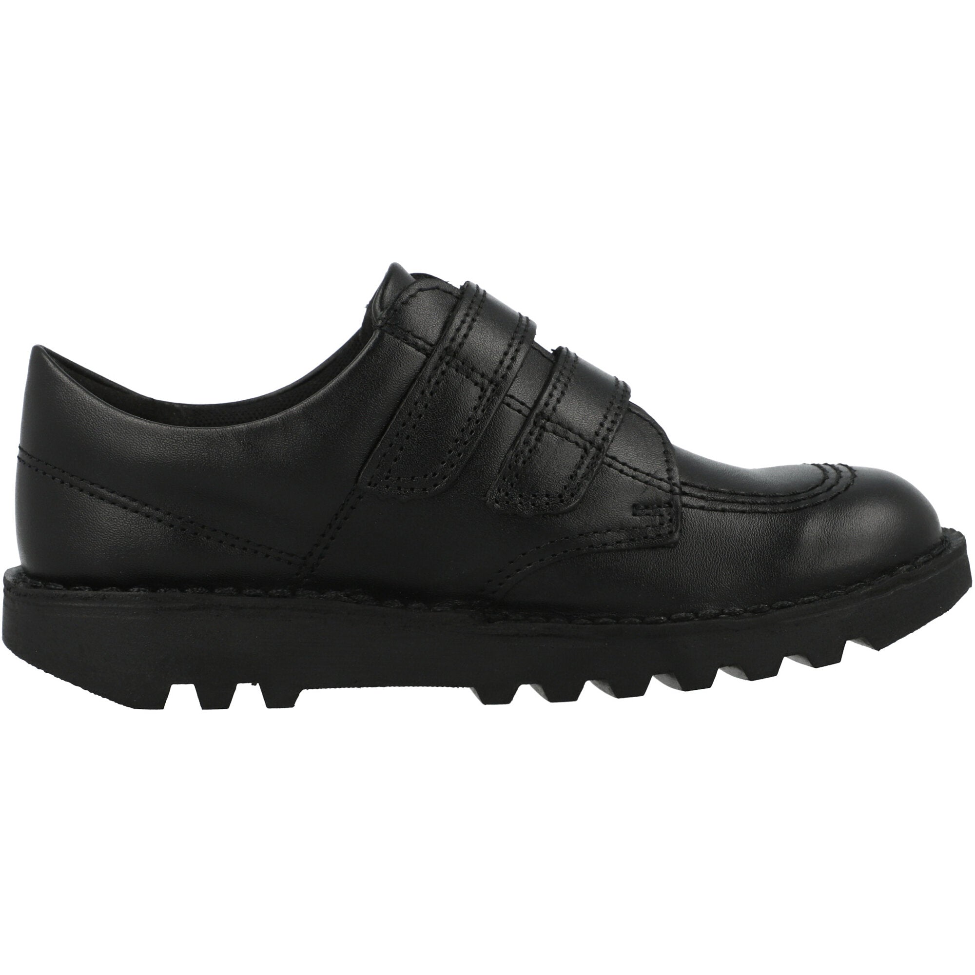 Kickers Kick Lo Velcro Black Shoes