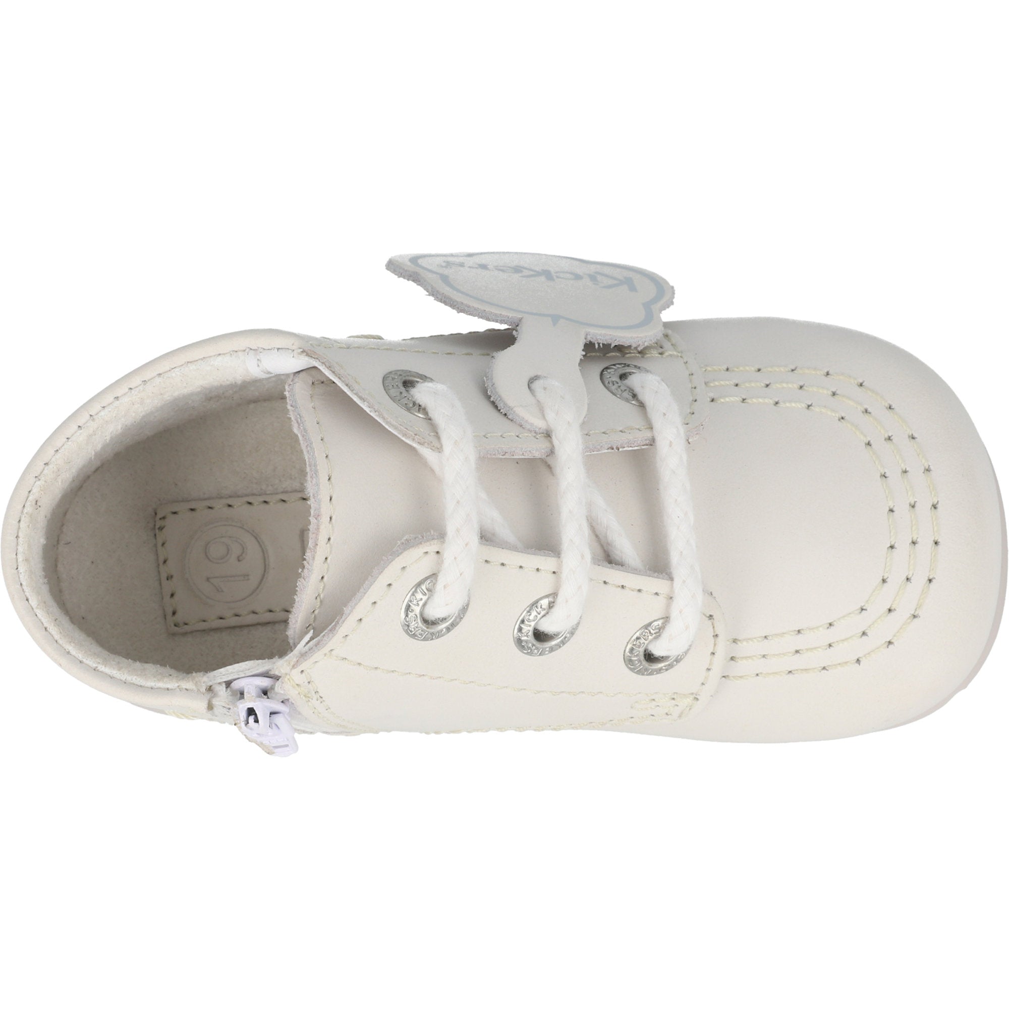 Kickers Kick Hi White Baby Boots