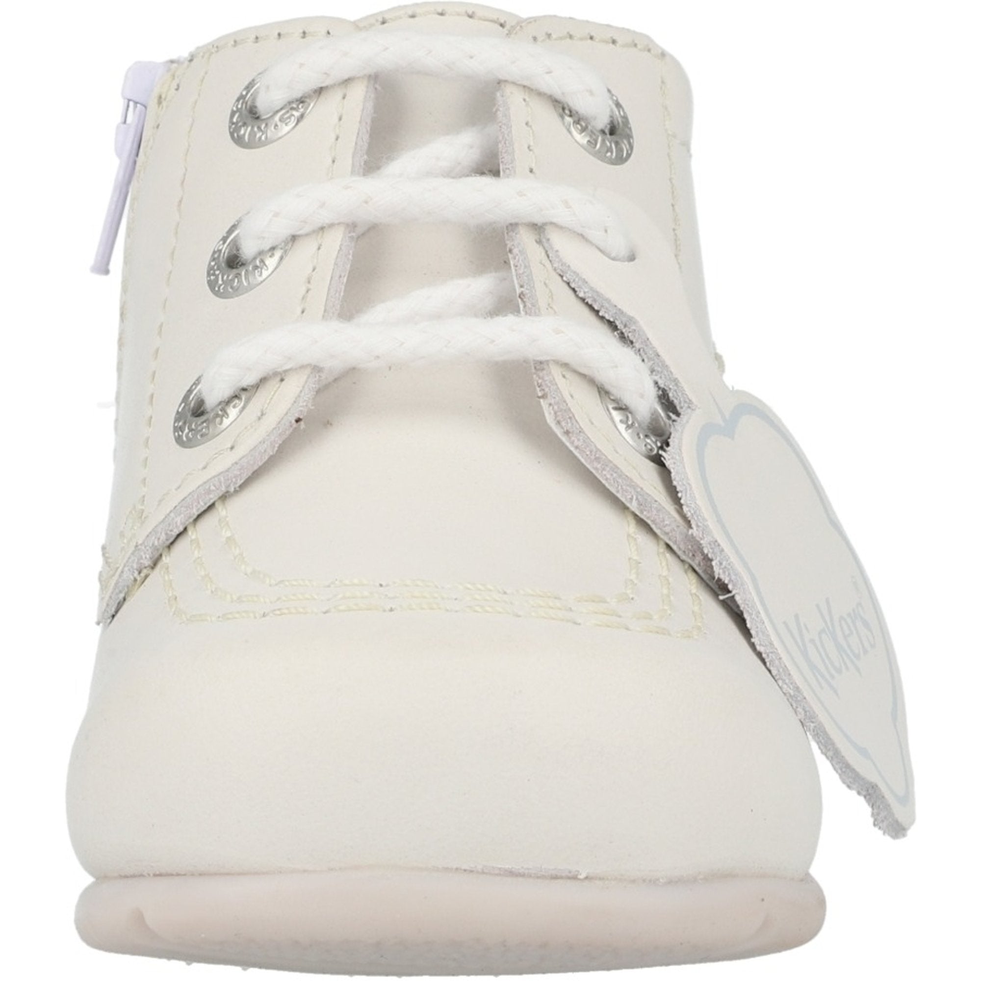 Kickers Kick Hi White Baby Boots