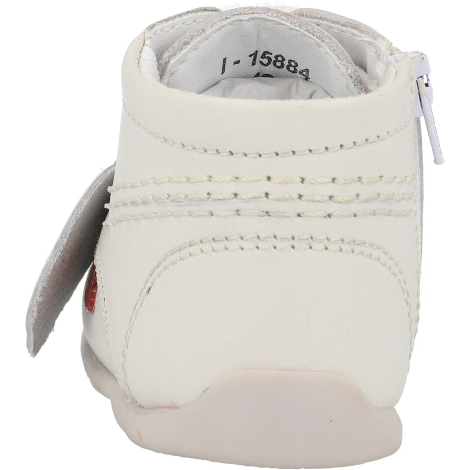 Kickers Kick Hi White Baby Boots