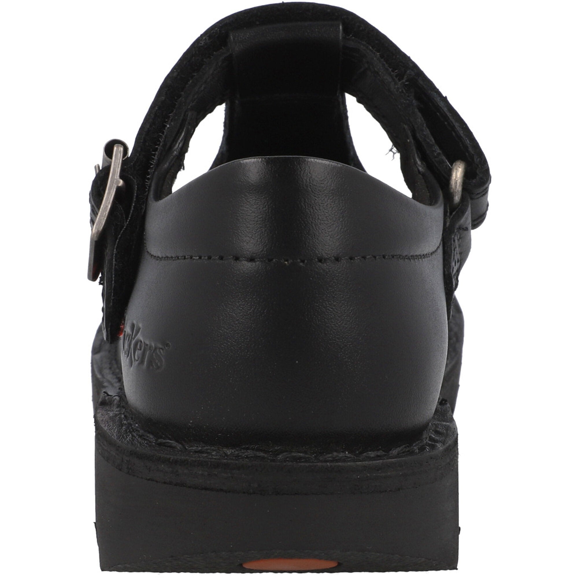 Kickers Kick T Bar Black Shoes