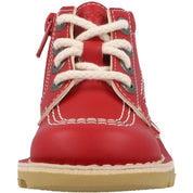 Kickers Kick Hi Vegan Red Boots