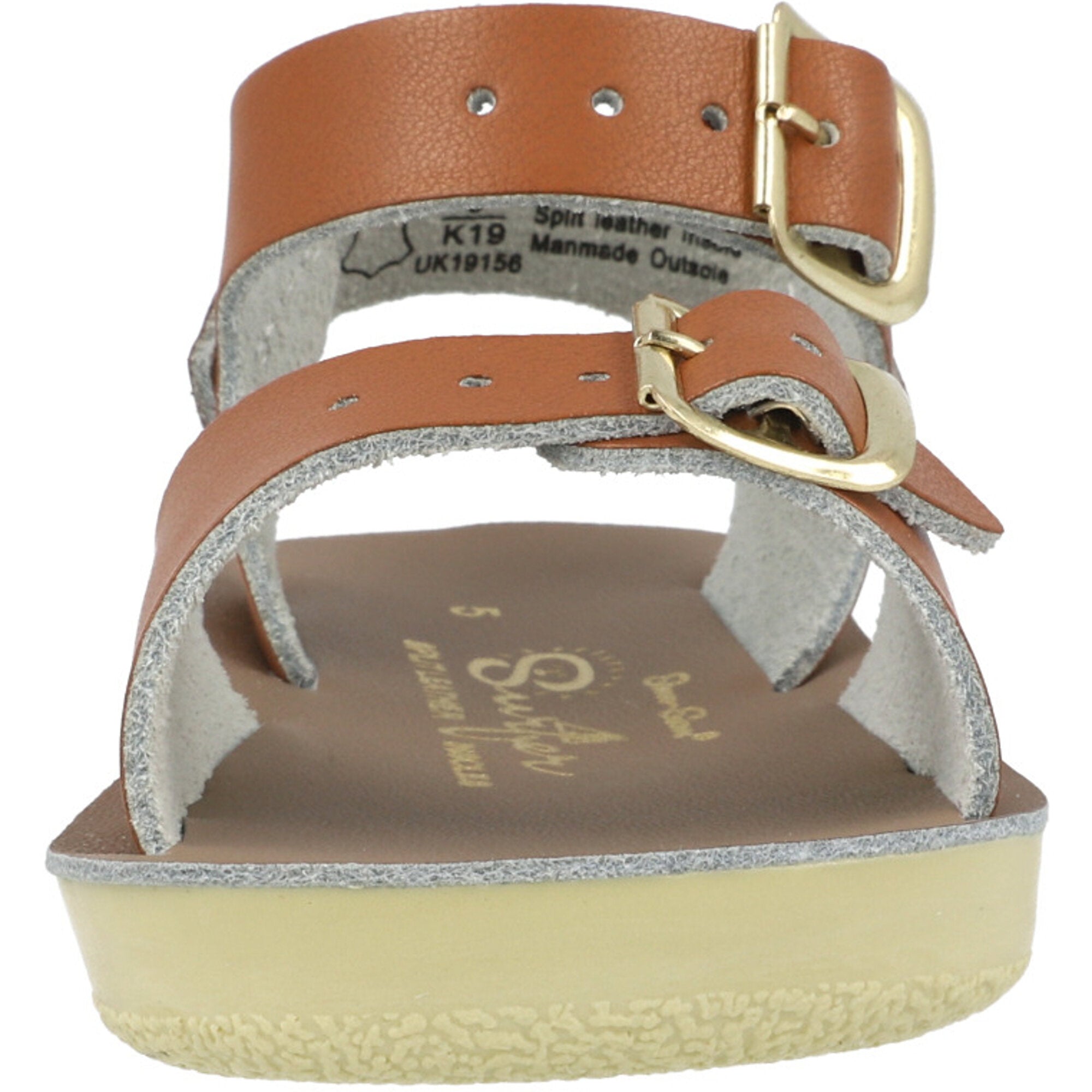 Salt-Water Sun-San Surfer Tan Sandals