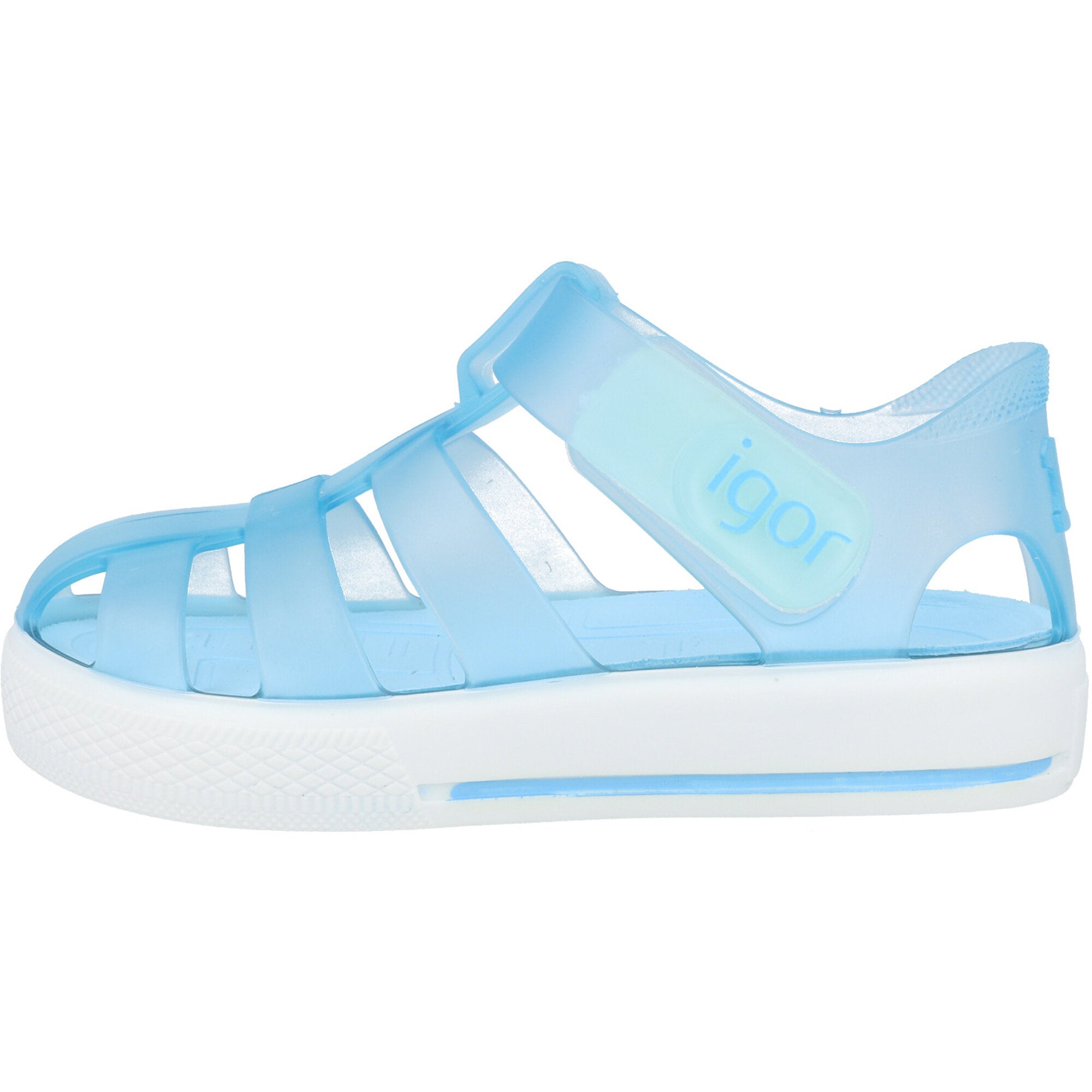 Igor Star Transparent Blue Sandals