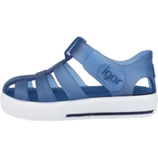 Igor Star Transparent Blue Sandals