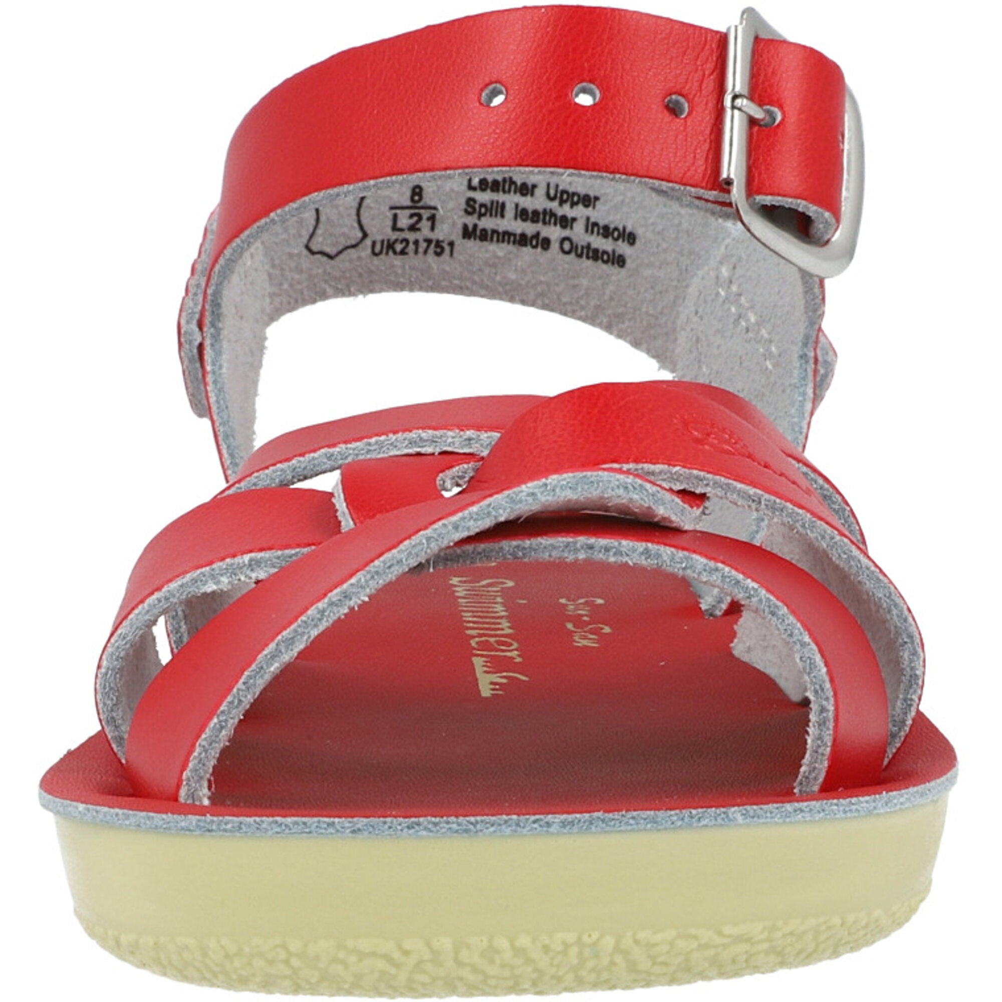 Salt-Water Sun-San Swimmer Red Sandals