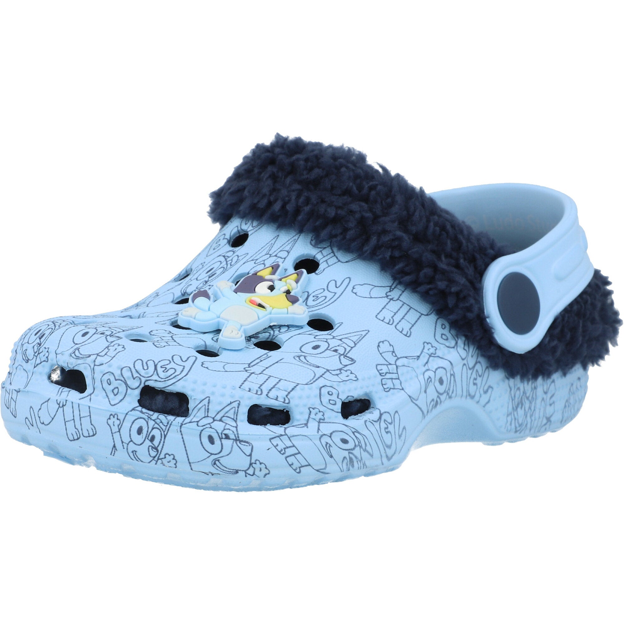 Bluey Borg Badge Clog Blue GDI28411